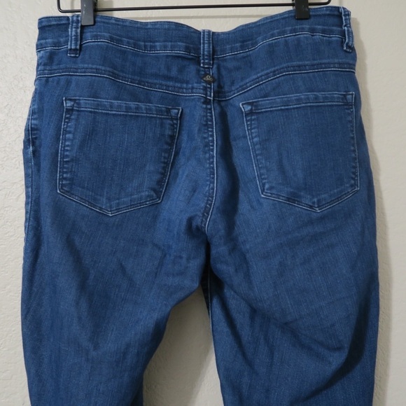 PrAna Mid Wash Blue Mid Rise Skinny Jeans Paneled Casual‎ 31 - Picture 6 of 8